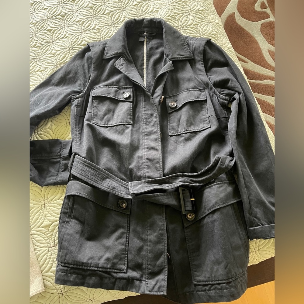 Allegri Italian Designer Women’s Belted Trench Coat Size 42 – Luxury Outerwear